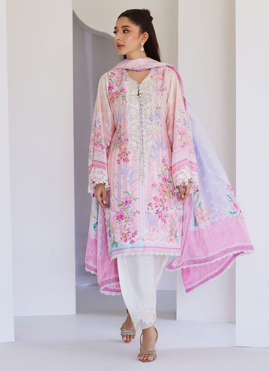 Oddie Pink Shirt And Dupatta – Farah Talib Aziz Luxury Pret