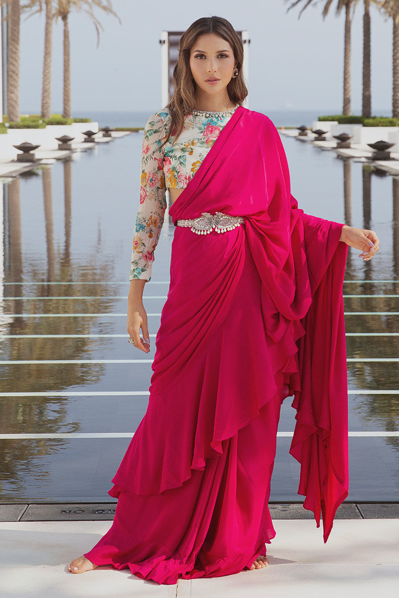 Magenta Fleur - Zainab Salman Casual Pret