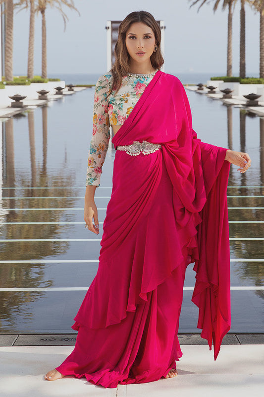 Magenta Fleur - Zainab Salman Casual Pret