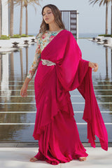Magenta Fleur - Zainab Salman Casual Pret