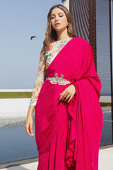 Magenta Fleur - Zainab Salman Casual Pret