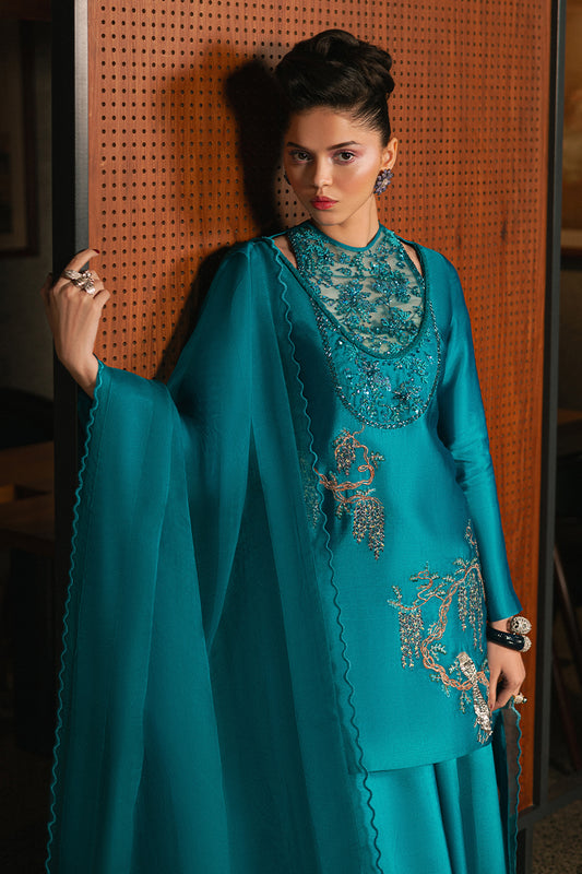 Draped in Blue – Zeeb and Zeeshan Luxury Pret
