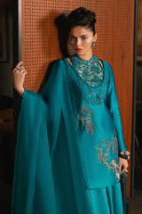 Draped in Blue – Zeeb and Zeeshan Luxury Pret