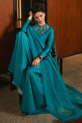 Draped in Blue – Zeeb and Zeeshan Luxury Pret