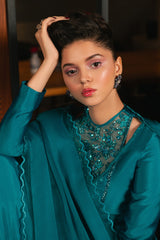 Draped in Blue – Zeeb and Zeeshan Luxury Pret