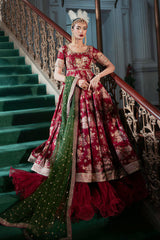 Crimson Poise - Zainab Salman Formals