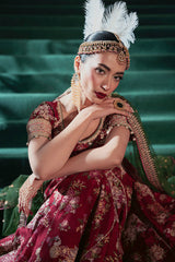 Crimson Poise - Zainab Salman Formals
