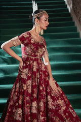 Crimson Poise - Zainab Salman Formals
