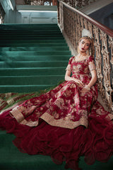Crimson Poise - Zainab Salman Formals