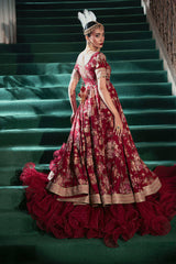 Crimson Poise - Zainab Salman Formals