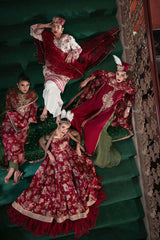 Crimson Poise - Zainab Salman Formals