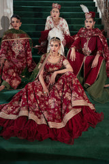 Crimson Poise - Zainab Salman Formals