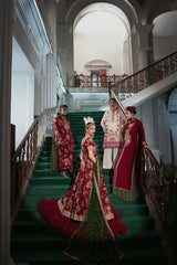 Crimson Poise - Zainab Salman Formals
