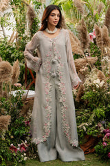 Ash Grey - Zainab Salman Luxury Pret
