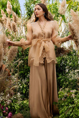 Terracotta Jacket - Zainab Salman Luxury Pret