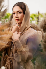 Terracotta Jacket - Zainab Salman Luxury Pret