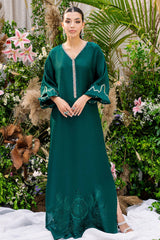 Emerald Kaftan - Zainab Salman Luxury Pret