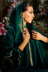 Emerald Kaftan - Zainab Salman Luxury Pret