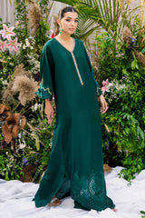 Emerald Kaftan - Zainab Salman Luxury Pret