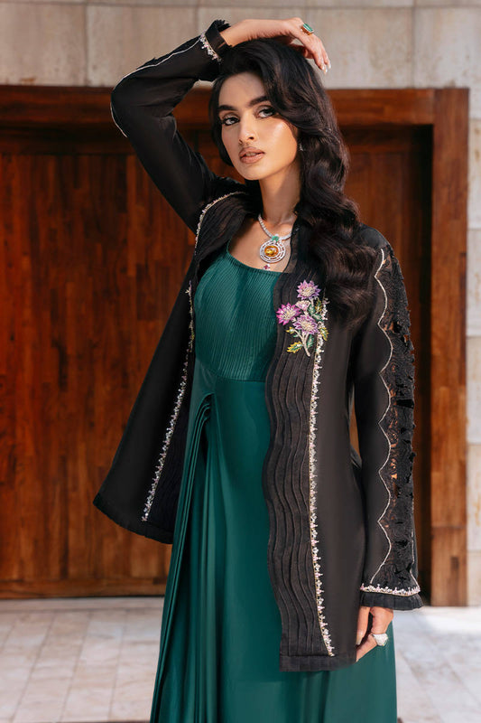 Black Wave  - Zainab Salman Luxury Pret