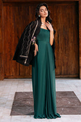 Black Wave  - Zainab Salman Luxury Pret