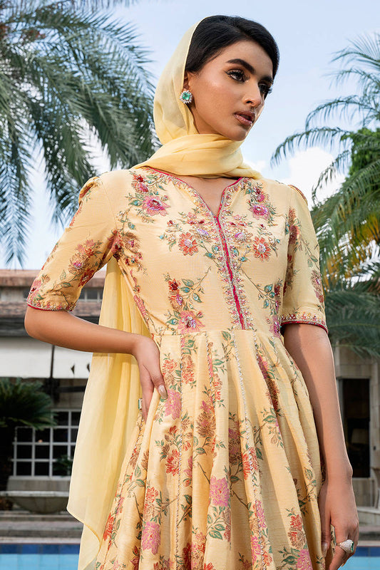 Butter Bloom  - Zainab Salman Luxury Pret