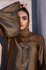 Forest Olive- Zainab Salman Luxury Pret