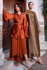 Forest Olive- Zainab Salman Luxury Pret