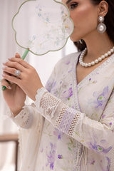 Lila Shirt and Dupatta – Ansab Jahangir Casual Pret