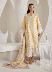 Gemma Lemon Shirt and Dupatta  - Farah Talib Aziz