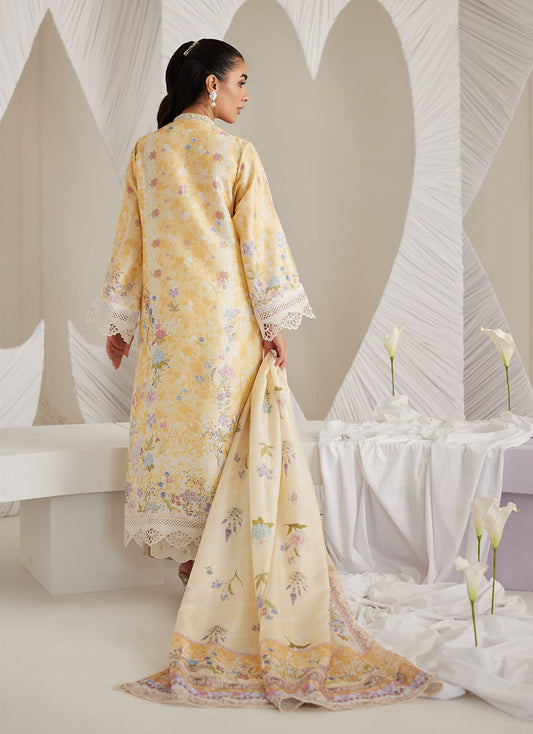 Gemma Lemon Shirt and Dupatta  - Farah Talib Aziz