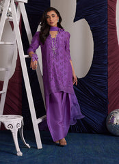 Illy Grape Shirt And Dupatta - Farah Talib Aziz