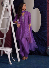 Illy Grape Shirt And Dupatta - Farah Talib Aziz
