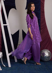 Illy Grape Shirt And Dupatta - Farah Talib Aziz