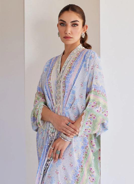 Zerin Crepe Kaftan – Farah Talib Aziz Luxury Pret
