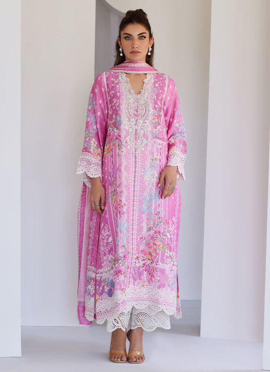 Lyra Pink Shirt And Dupatta – Farah Talib Aziz Luxury Pret