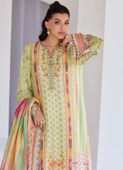Vesper Kiwi Shirt And Dupatta – Farah Talib Aziz Luxury Pret