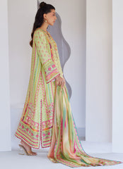Vesper Kiwi Shirt And Dupatta – Farah Talib Aziz Luxury Pret