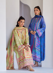 Vesper Kiwi Shirt And Dupatta – Farah Talib Aziz Luxury Pret