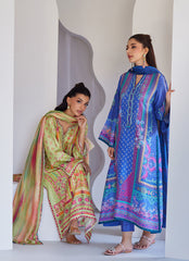 Vesper Kiwi Shirt And Dupatta – Farah Talib Aziz Luxury Pret
