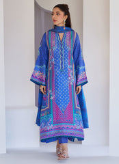 Revel Blue Shirt And Dupatta – Farah Talib Aziz Luxury Pret
