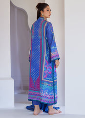Revel Blue Shirt And Dupatta – Farah Talib Aziz Luxury Pret