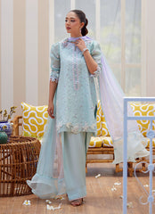Noa Ice Blue Shirt and Dupatta – Farah Talib Aziz Luxury Pret