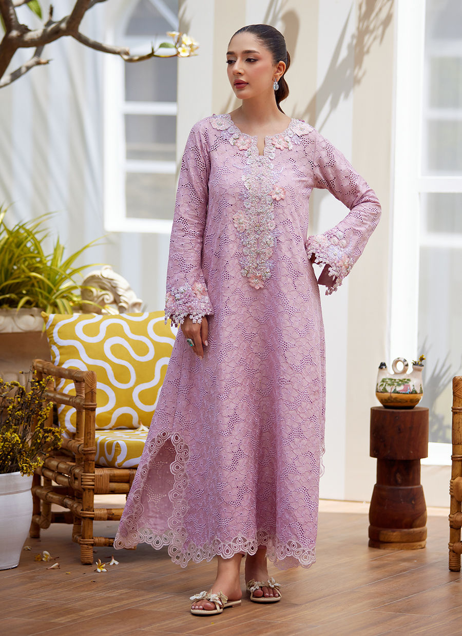 Melek Rose Kaftan – Farah Talib Aziz Luxury Pret