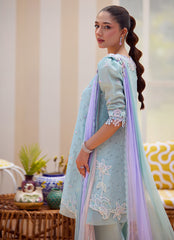 Noa Ice Blue Shirt and Dupatta – Farah Talib Aziz Luxury Pret