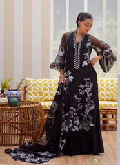 Reina Ebony Shirt and Dupatta – Farah Talib Aziz Luxury Pret