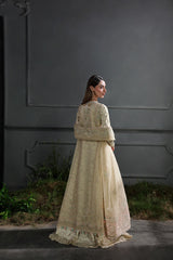 MF-04 IVORY GRACE - Qalamkar Formal Wear