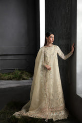 MF-04 IVORY GRACE - Qalamkar Formal Wear