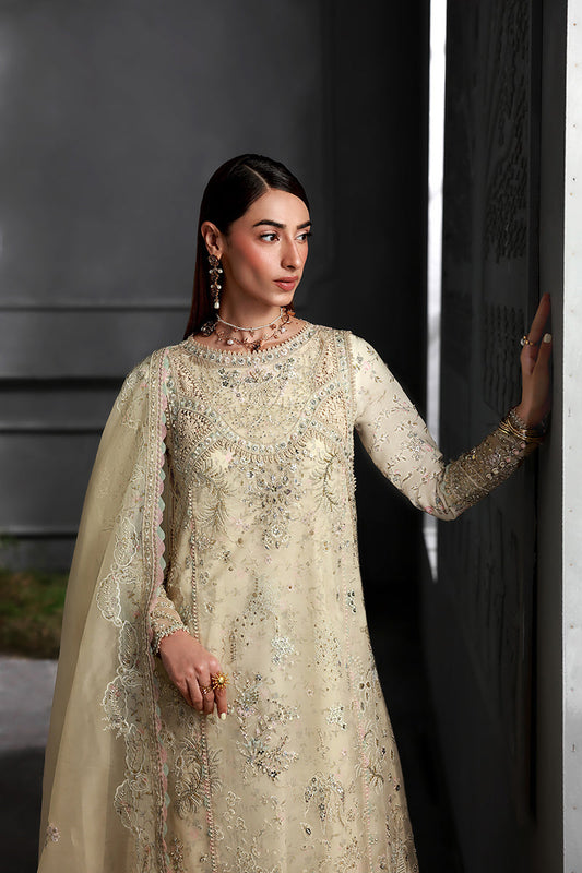 MF-04 IVORY GRACE - Qalamkar Formal Wear