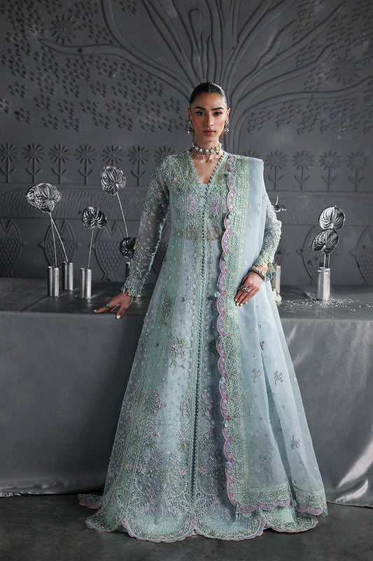 MF-08 SERENE AQUA - Qalamkar Formal Wear